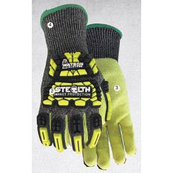 CUT RESISTANT GLOVES,KNIT CUFF L,PR