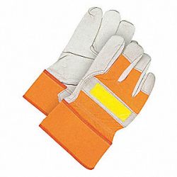 GLOVES GRAIN FITTR W/HIVIZ ORSTRIP