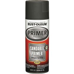 BLACK SANDABLE PRIMER 12 OZ.