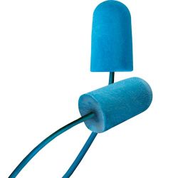 EAR ​PLUGS ​FOOD ​PRO ​BIO ​SOFT CORD, ​BLUE ​100/BX ​METAL ​DETECT