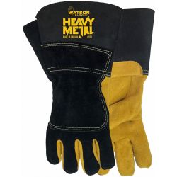WELDING GLOVES,BLACK/TAN,LA RGE,PR
