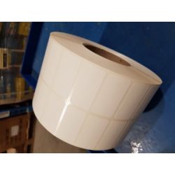 TECH LABELS 200100REGX2, LABEL 2" X 1" TTL PERM 2-UP - 10000/ROLL 200100REGX2