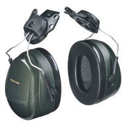 3M H7P3E, EAR MUFF-PELTOR GREEN - CAP MOUNT H7P3E