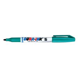 LACO MARKAL 96026, MARKER-FELT TIP-#15 FINE LINE - DURAINK PERMANENET GREEN 96026