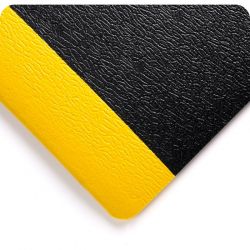 930 3/8X 3 X 5 ANTI FATIGUE MATT BLACK W/YELLOW BORDER