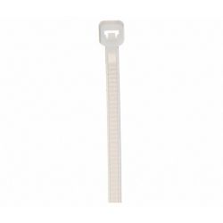 POWER FIRST 36J133, NYLON CABLE TIES 8" - NATURAL 100/PKG 18LB 36J133