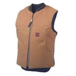 RICHLU TOUGH DUCK 193716-M-BLK, TOUGH DUCK QUILT LINED VEST -BLACK 193716-M-BLK