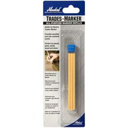 LACO MARKAL 96043, MARKER-ALL PURPOSE GREASE - PENCIL YELLOW REFILLS 6PK 96043