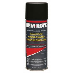 PAINT AEROSOL FLAT BLACK ENAME 10OZ