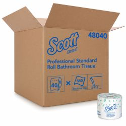 TOILET PAPER-ROLL 2PLY WHT 605SH/RL SURPASS 40RL/CA