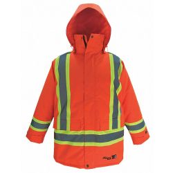 FLAME-RESISTANT JACKET,ORANGE2X-LARGE