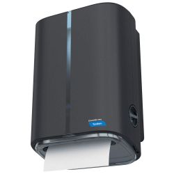 DISPENSER-PAPER TOWEL ROLL NO-TOUCH MECHANICAL DK GRY