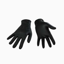 GLOVE - NITRILE DISPOSABLE- 5MIL BLACK 100/BOX LARGE