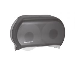 CASCADES ULC DB12, DISPENSER-TOILET PAPER - JUMBO ROLL DOUBLE BLACK DB12