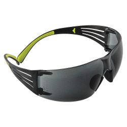 3M SF402AF-CA, GLASSES-SAFETY SECURE FIT - GREY LENS ANTI FOG SF402AF-CA