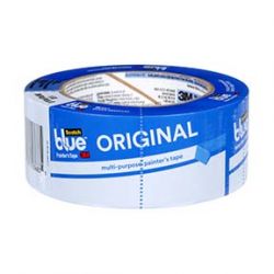 3M 7100186980, TAPE-MASKING PAINTER'S BLUE - 1.88" X 60 YDS 7100186980