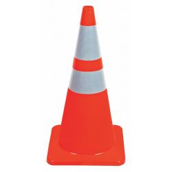 TRAFFIC CONE,28",ORANGE,REFLEC TIVE