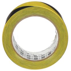 3M 766-2X36, TAPE-HAZARD BLACK/YELLOW 2" - 36 YDS VINYL 766-2X36