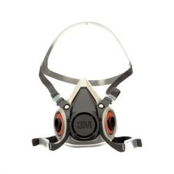 3M 6001, HALF MASK RESPIRATOR FACEPIECE - #6100 SMALL 6001