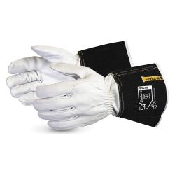 SUPERIOR GLOVE 370CTIG-MED, GLOVE-WELDING GOATSKIN TIG - GAUNTLET MEDIUM 370CTIG-MED