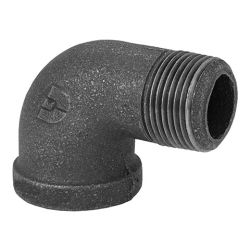 BMI 35376, ELBOW-90' STREET- BLACK- 1" 35376