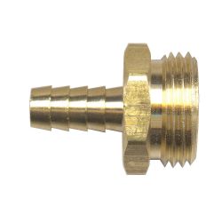 FAIRVIEW 193-8, CONNECTOR-BRASS 1/2 - HOSE BARB X MALE HOSE THREAD 193-8