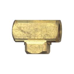 FAIRVIEW X101B, TEE-EXTRUDED BRASS 1/4" X101B