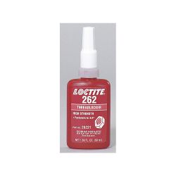 HENKEL LOCTITE 26231, THREADLOCKER-PERMANENT 50 ML - #262 BOTTLE 26231
