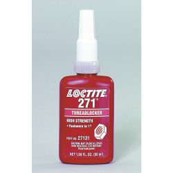 HENKEL LOCTITE 27131, THREADLOCKER HI-STRENGTH 50 ML - #271 BOTTLE 27131