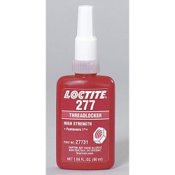 HENKEL LOCTITE 27731, THREADLOCKER #277 50 ML - BOTTLE HIGH STRENGTH 27731