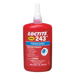 HENKEL LOCTITE 1329505, THREADLOCKER-REMOVABLE 250 ML - #243 BOTTLE 1329505