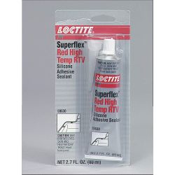 HENKEL LOCTITE 59630, SILICONE-TUBE 80 ML - RED HIGH TEMP SUPERFLEX 59630