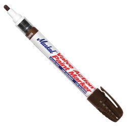 LACO MARKAL 96809, MARKER-FELT TIP PAINT MARKER - BROWN VALVE ACTION 96809
