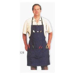 SUPERIOR GLOVE ADBP3828, APRON-DENIM BLUE 3 POCKET - 38" X 28" ADBP3828