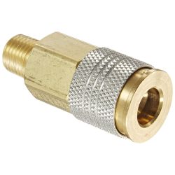 EATON HANSEN B23AS25M, COUPLING - AUTO-FLO 22 SERIES - 1/4 SOCKET X 1/4 MPT B23AS25M