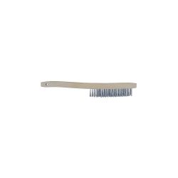 FELTON BRUSH 1777, SCRATCH BRUSH-CURVED HDLE#1777 - 6"STEELWIRE 3X19 ROW BLU1777