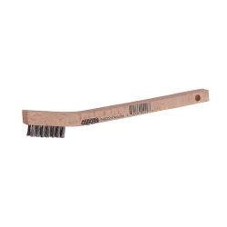 OSBORN 54022, SCRATCH BRUSH-ANGLED 254-SV-3 - 1-7/16 STAINLESS 3 X 7 ROW 54022