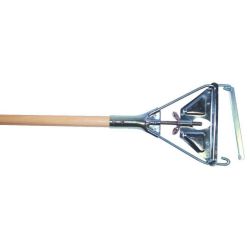 ADVANTAGE 83, MOP HANDLE-METAL HEAD- 63" LEN - WOOD HANDLE 7" HEAD 83