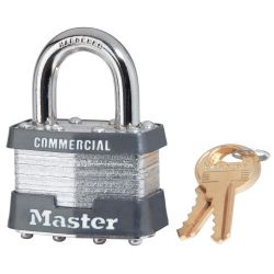 MASTER LOCK 1, PADLOCK-LAMINATED STEEL #1 - 1-3/4