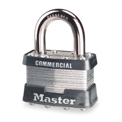 MASTER LOCK 1KA, PADLOCK-LAMINATED STEEL #1-KA - 1-3/4 KEYED ALIKE 1KA