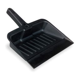 RUBBERMAID FG200500CHAR, DUST PAN-PLASTIC BLACK FG200500CHAR