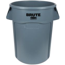 RUBBERMAID FG264360GRAY, BRUTE CONTAINER- 44 GAL - GREY FG264360GRAY