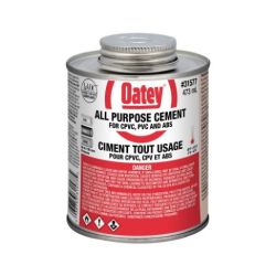 OATEY 31577, CEMENT ALL PURPOSE 473ML - ABS/PVC/CPVC 31577