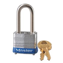 MASTER LOCK 7LJ, PADLOCK-LAMINATED STEEL #7-LJ - 1-1/8 2-1/2 VERTICAL SHACKLE 7LJ