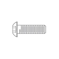 BRIGHTON-BEST 201071, BUTTON HEAD SOCKET CAP SCREW - #10-32 X 1/2 NF 201071