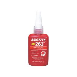 HENKEL LOCTITE 1330585, THREADLOCKER-PERMANENT 50 ML - #263 BOTTLE 1330585