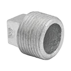 BMI 36604, SQUARE HEAD PLUG-GALV 1/2 36604