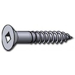 FASTENERS & FITTINGS 8200SWSZFRC, SCREW- FLAT HEAD SOC WOODSCREW - #8 X 2 100/BX 159209