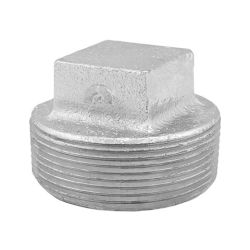 BMI 36602, SQUARE HEAD PLUG-GALV 1/4 36602