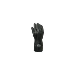 SHOWA 723-10, GLOVE-NEOPRENE BLACK 12" - CHLOROFLEX LINED SIZE 10 723-10